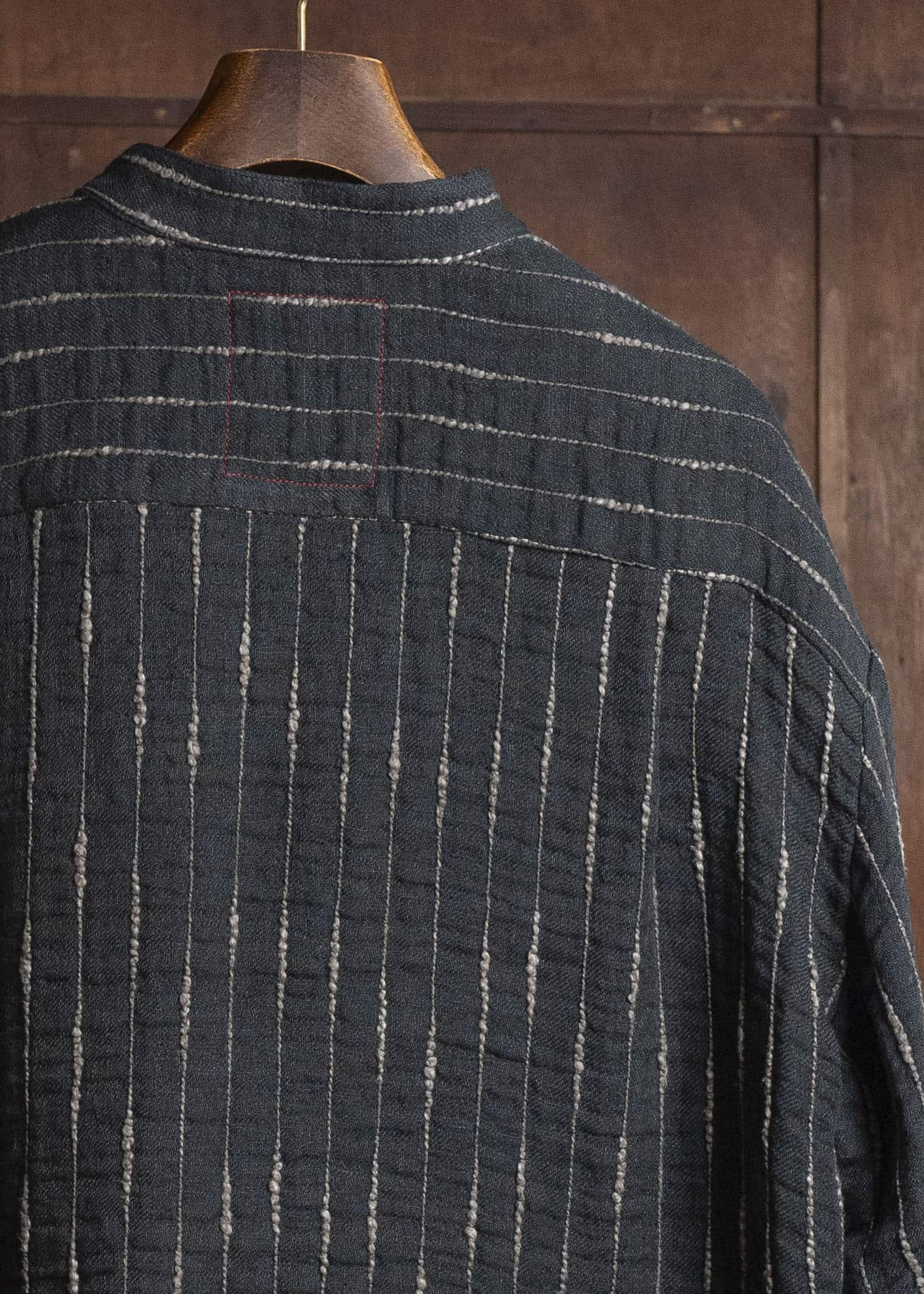 UMA WANG S6/M/UM1511 TAPESTRY TOP uw092 - black/tan