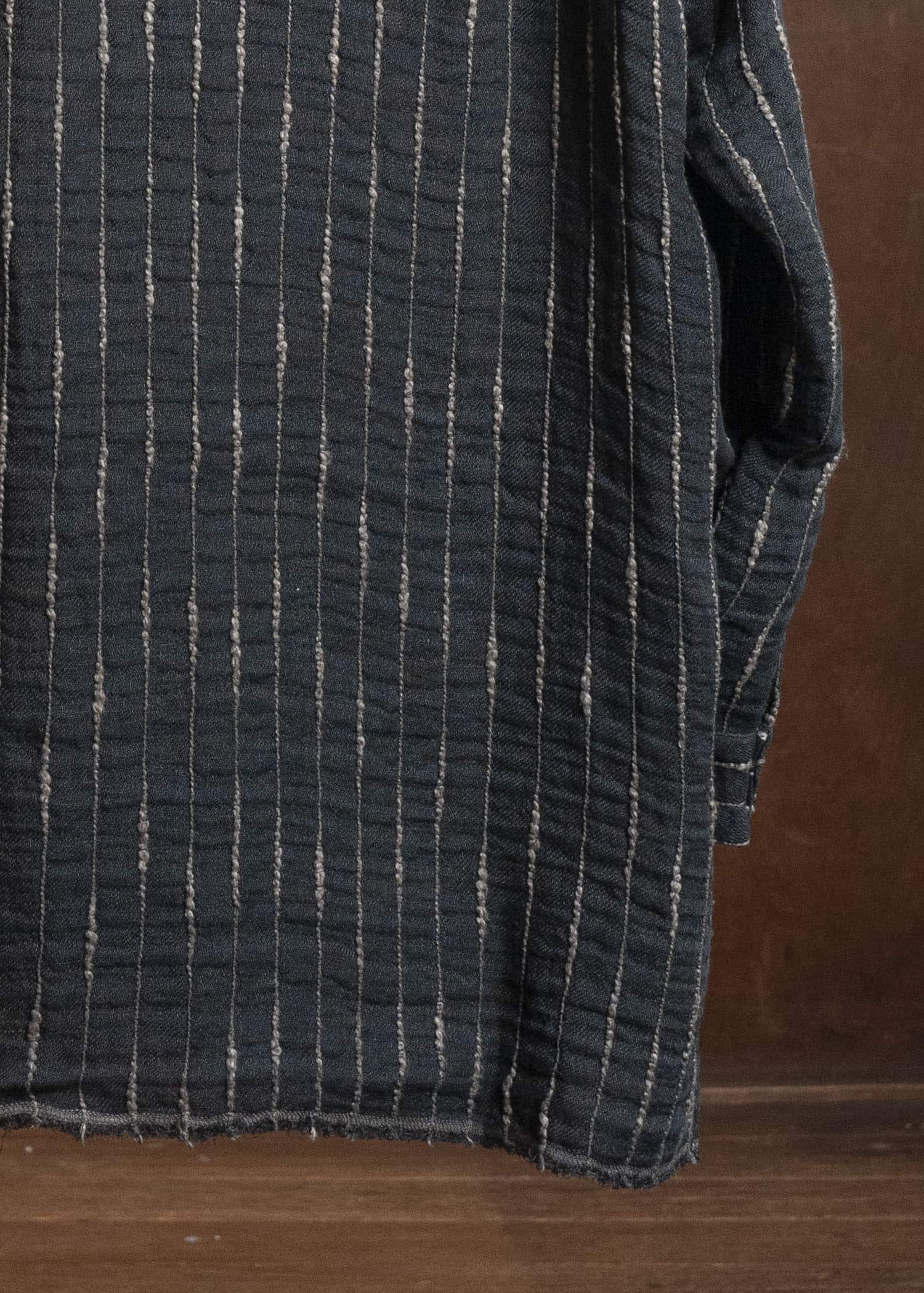 UMA WANG S6/M/UM1511 TAPESTRY TOP uw092 - black/tan