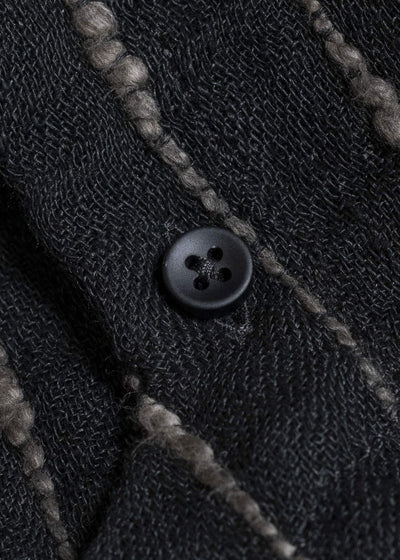 UMA WANG S6/M/UM1511 TAPESTRY TOP uw092 - black/tan