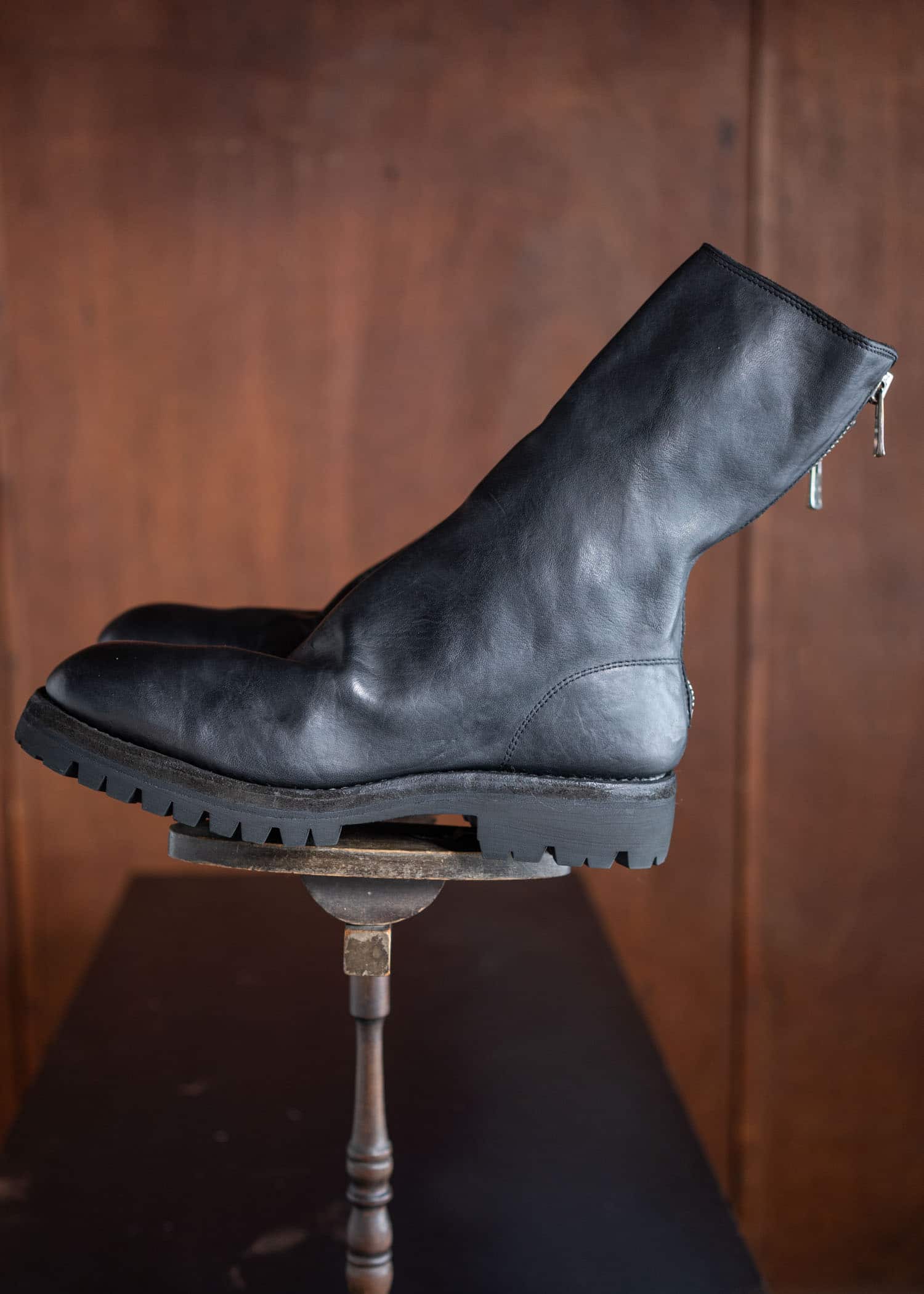 GUIDI 788V CLASSIC VIBRAM BLKT Soft Horse Full Grain