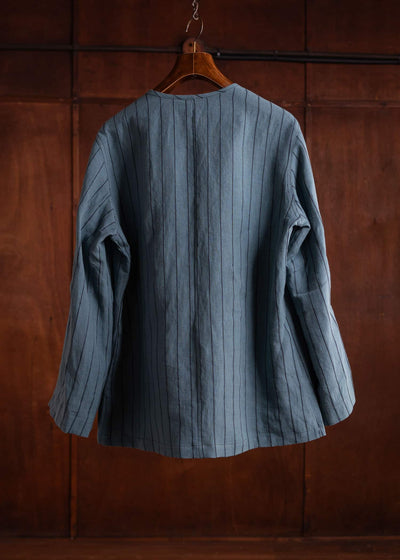 Peng Tai PTS24M04-1 STRIPED RN SB SHIRT TEAR