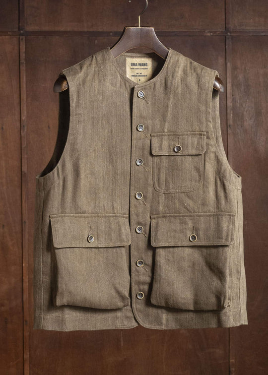 UMA WANG S6/M/UM6526 JOLT JKT uw240 - mustard