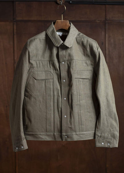 OPPOSE DUALITY 6 Pocket Panel Denim JKT RAW OD0001DJK-25SS Green