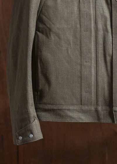 OPPOSE DUALITY 6 Pocket Panel Denim JKT RAW OD0001DJK-25SS Green