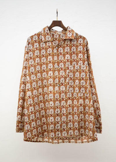 Edwina Horl HEMD<sonnenanbeter> BLOCKPRINT gold</sonnenanbeter>