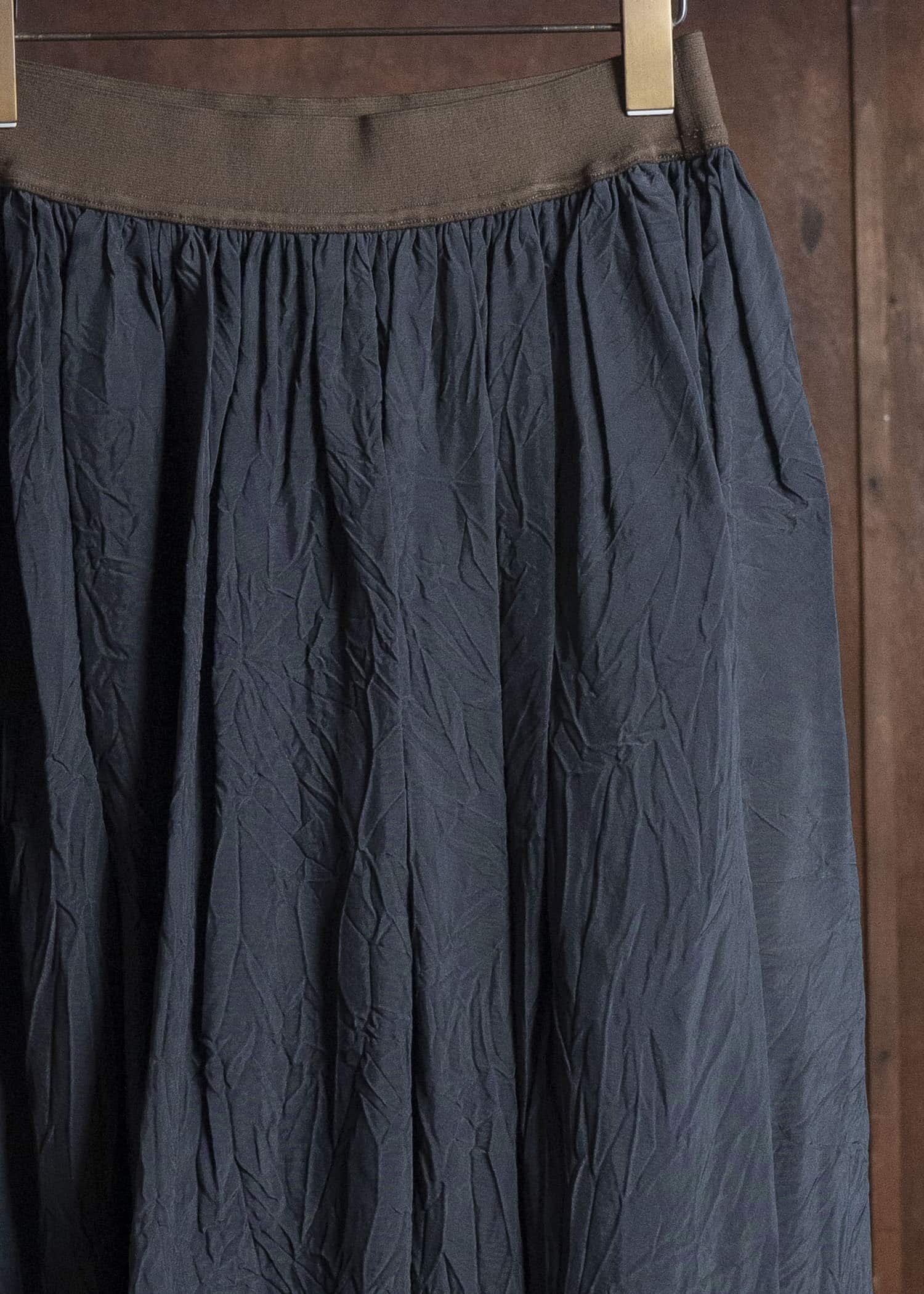 UMA WANG S6/M/UP2002 GILLIAN SKIRT uw033 - navy