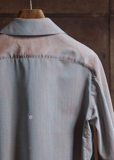 OPPOSE DUALITY Chambray Panel Shirts OD2002SHT-25SS Orange Gray