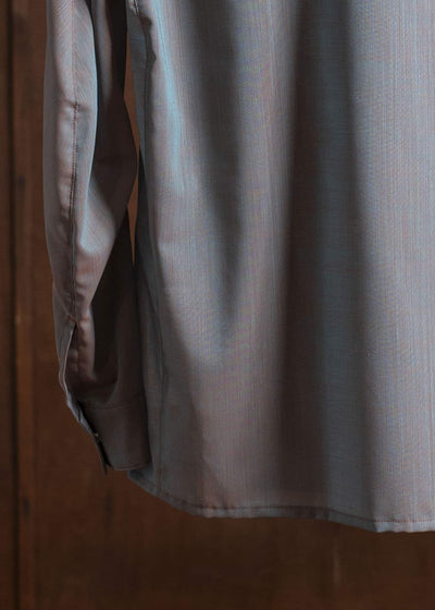 OPPOSE DUALITY Chambray Panel Shirts OD2002SHT-25SS Orange Gray