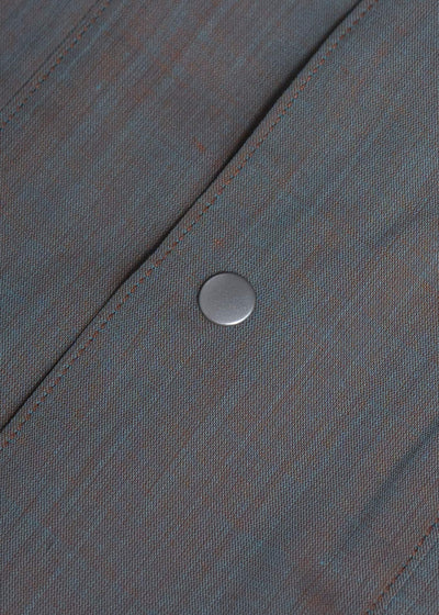 OPPOSE DUALITY Chambray Panel Shirts OD2002SHT-25SS Orange Gray