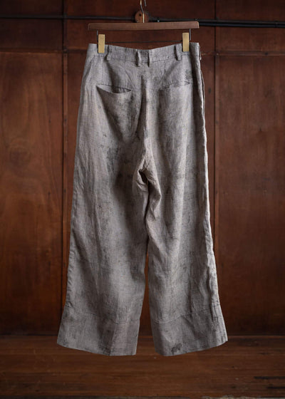 Peng Tai PTS24M09-1 HAND DYED SL TROUSERS WORMWOOD