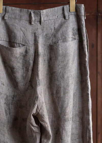 Peng Tai PTS24M09-1 HAND DYED SL TROUSERS WORMWOOD