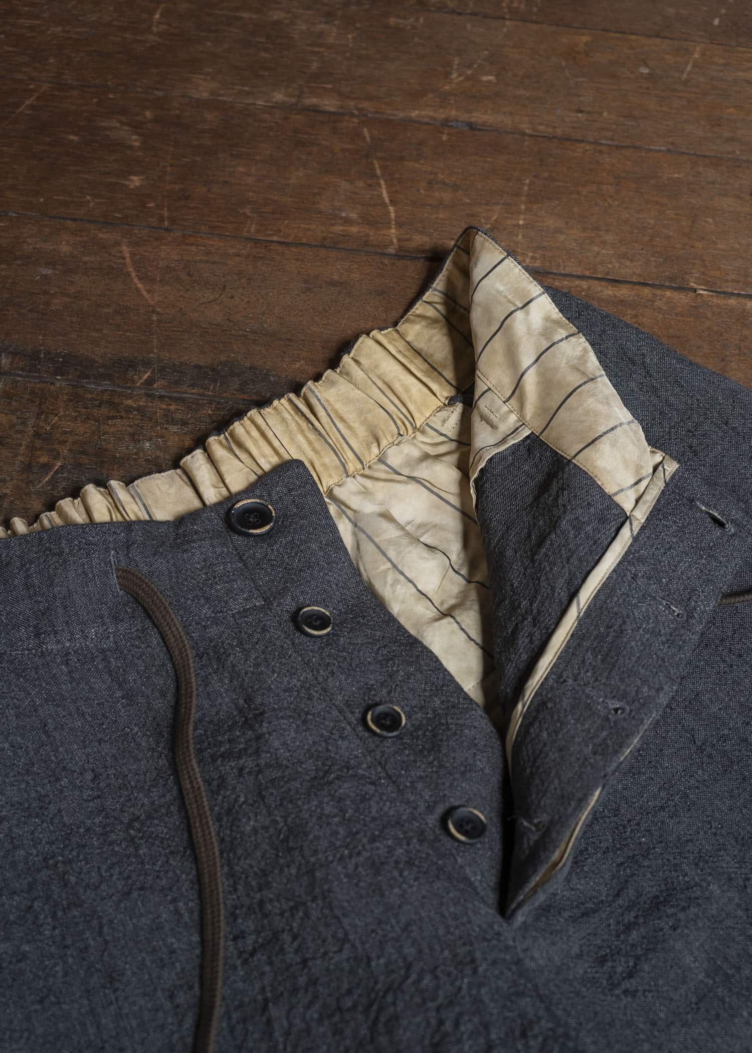 UMA WANG S6/M/UM3526 PANTHER PANTS uw890 - dark grey