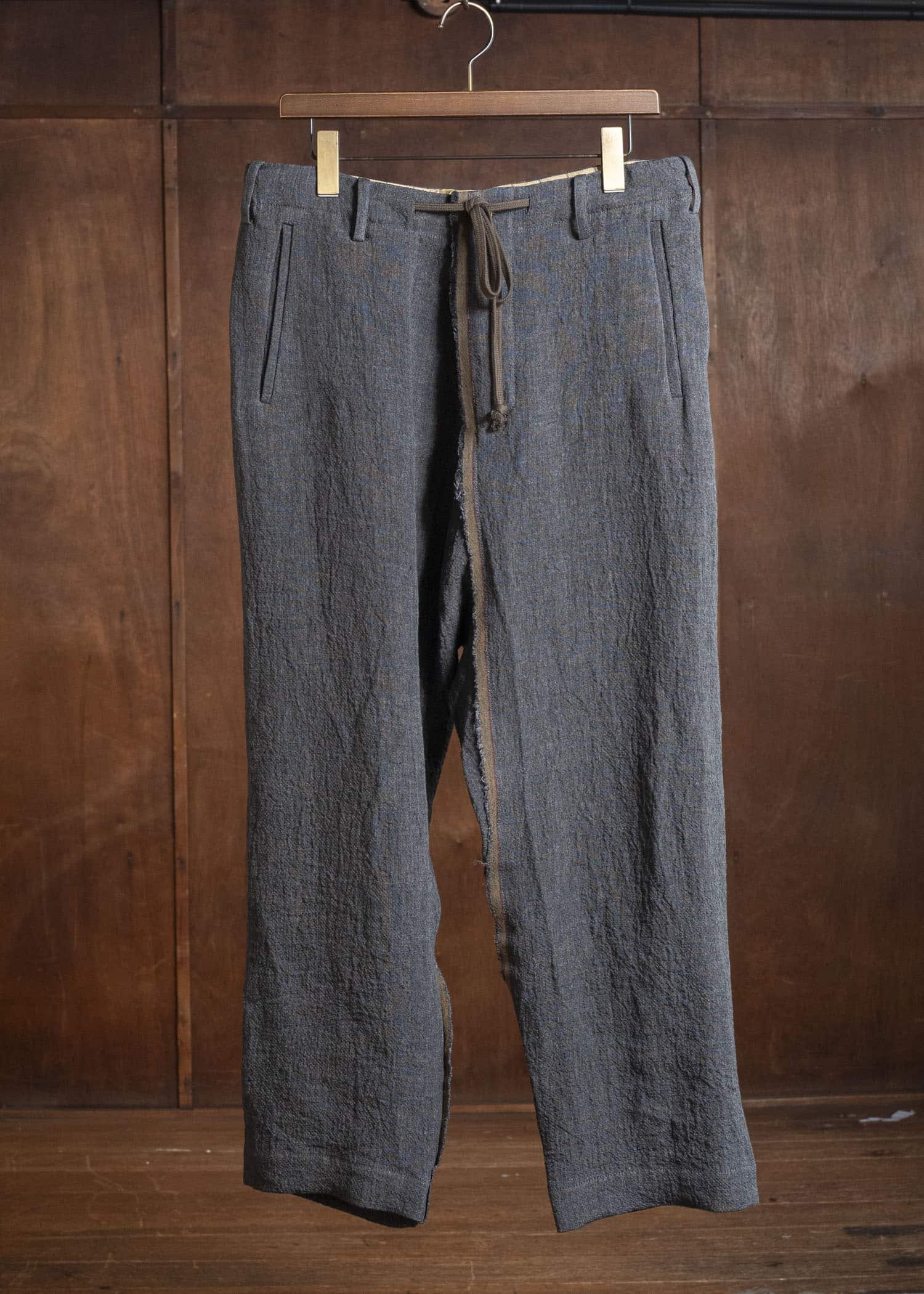 UMA WANG S6/M/UM3518 PERCH PANTS uw890 - dark grey