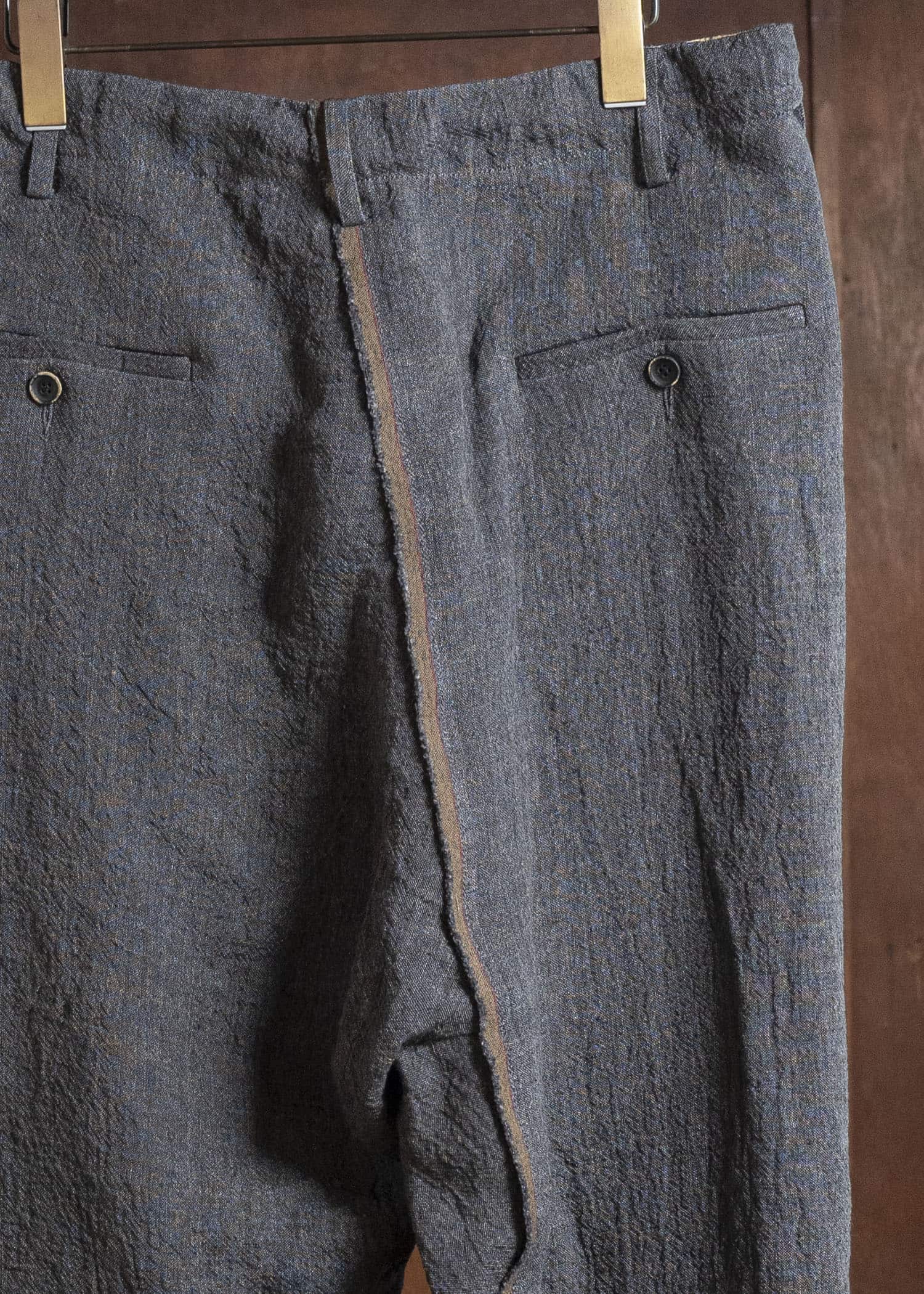 UMA WANG S6/M/UM3518 PERCH PANTS uw890 - dark grey