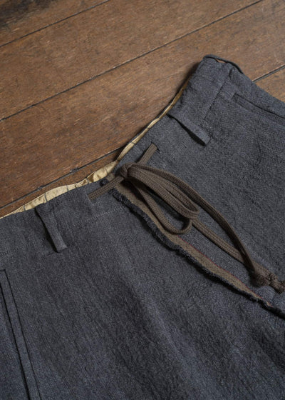 UMA WANG S6/M/UM3518 PERCH PANTS uw890 - dark grey