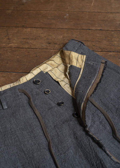 UMA WANG S6/M/UM3518 PERCH PANTS uw890 - dark grey