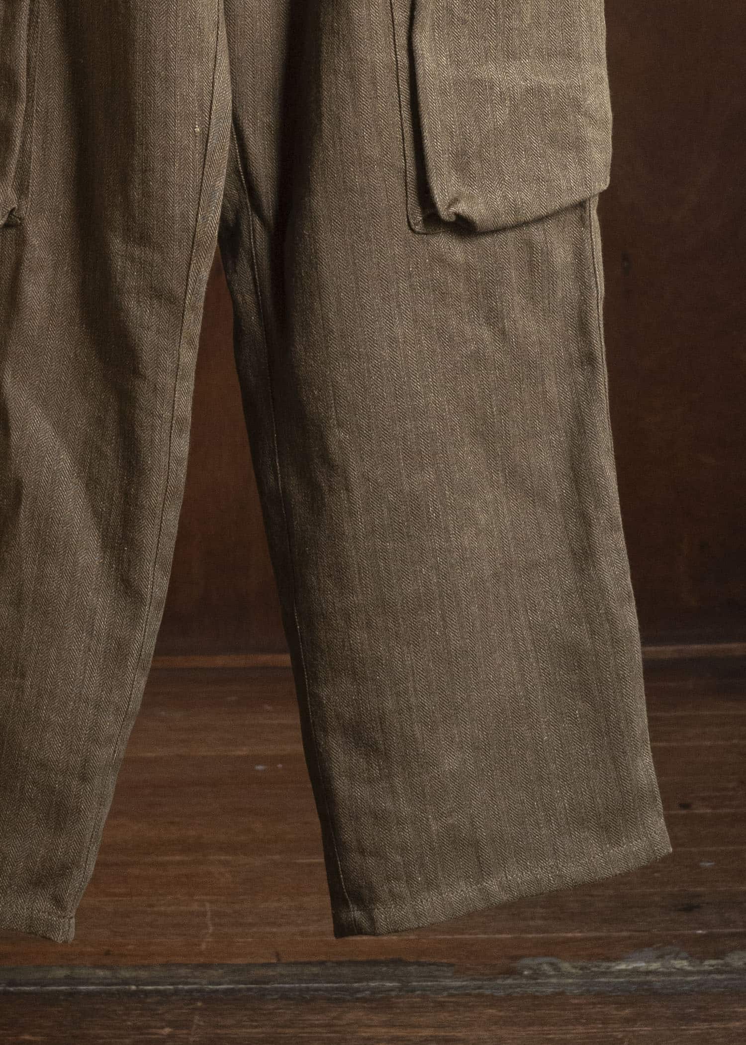 UMA WANG S6/M/UM3501 PAXTON PANTS uw240 - mustard