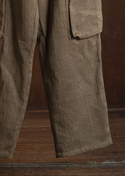 UMA WANG S6/M/UM3501 PAXTON PANTS uw240 - mustard