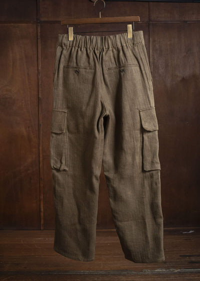 UMA WANG S6/M/UM3501 PAXTON PANTS uw240 - mustard