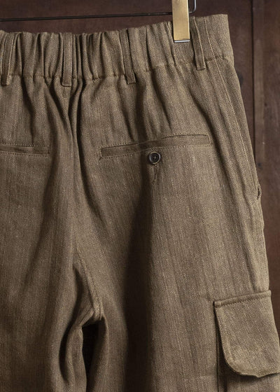 UMA WANG S6/M/UM3501 PAXTON PANTS uw240 - mustard