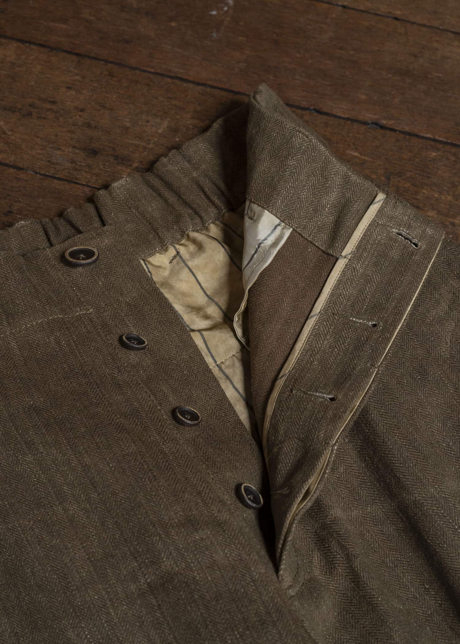 UMA WANG S6/M/UM3501 PAXTON PANTS uw240 - mustard