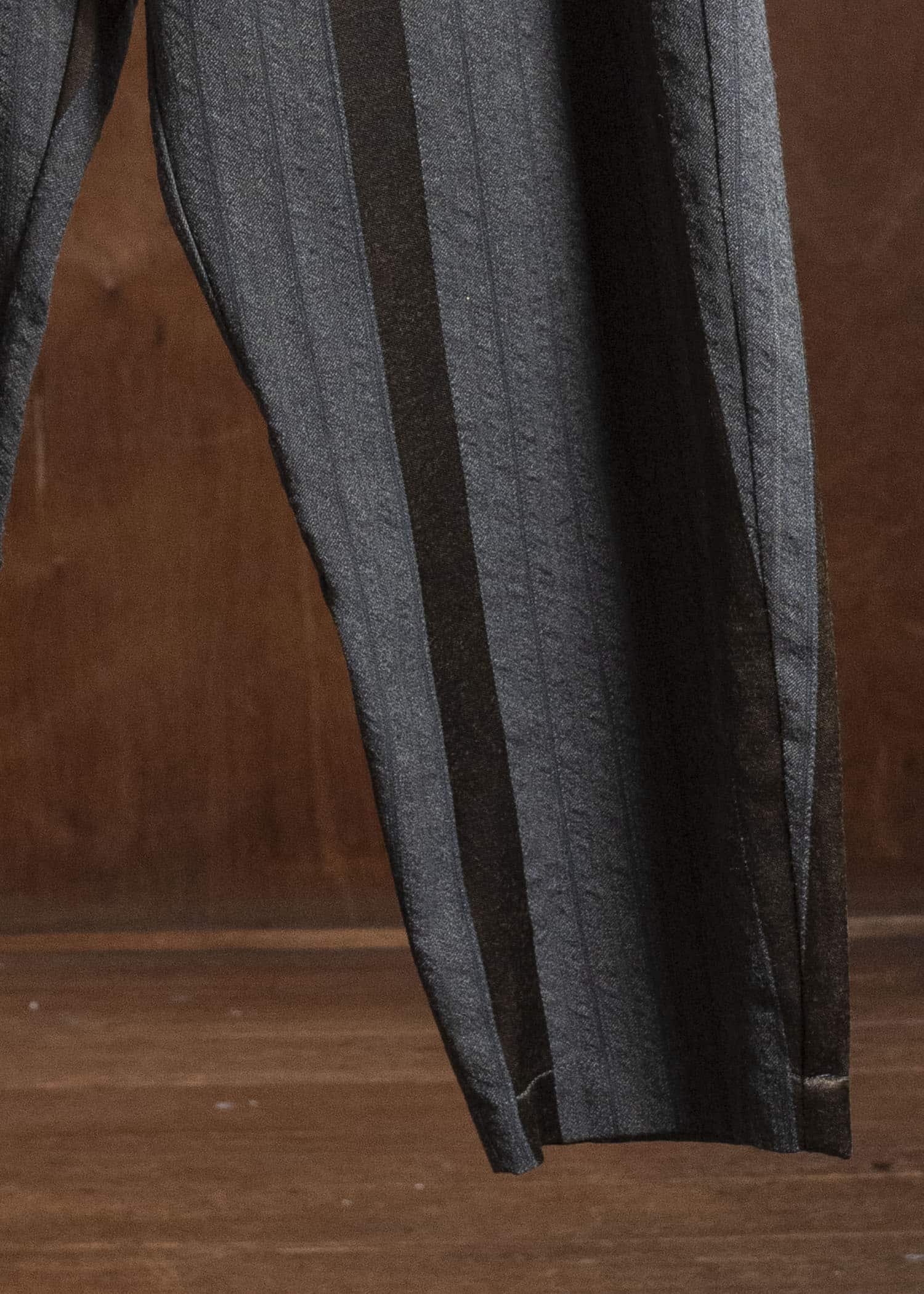 UMA WANG S6/M/UM3508 PIGIAMA PANTS uw086 - grey/brown