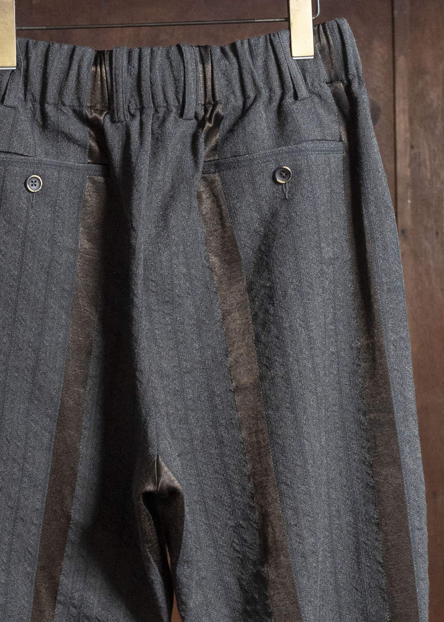 UMA WANG S6/M/UM3508 PIGIAMA PANTS uw086 - grey/brown