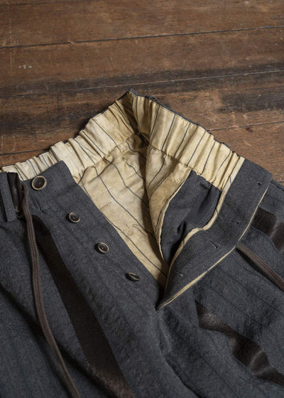 UMA WANG S6/M/UM3508 PIGIAMA PANTS uw086 - grey/brown