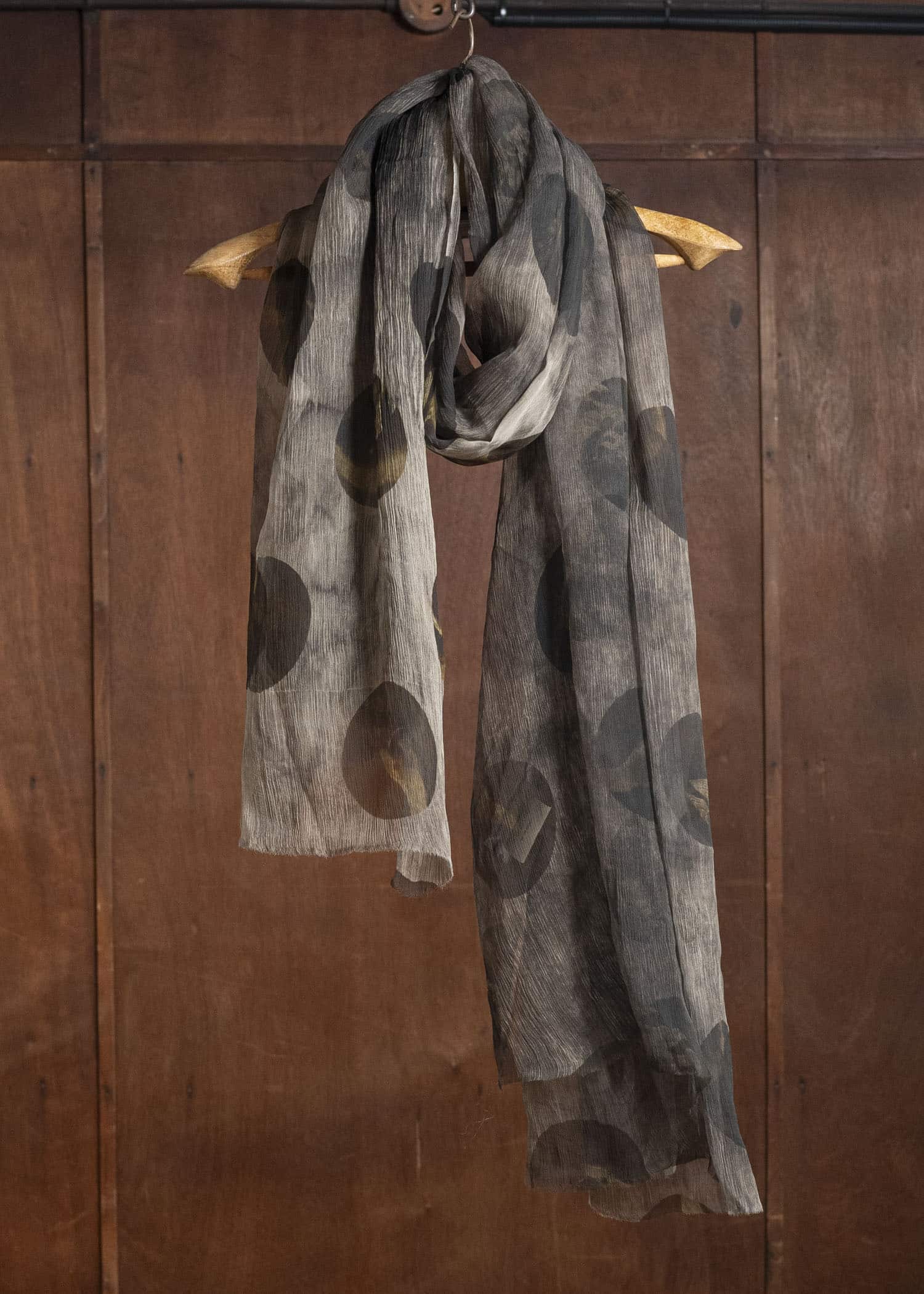 UMA WANG S6/M/UA0245 SCARF uw086 - grey/brown