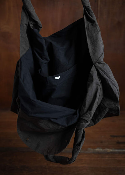 Peng Tai PTS24M15-1 HAND DYED TWISTED BAG PERSIMMON DYED