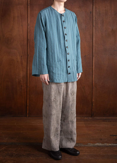 Peng Tai PTS24M09-1 HAND DYED SL TROUSERS WORMWOOD