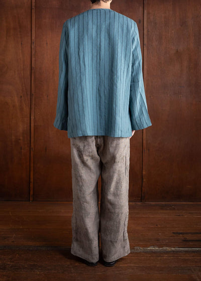 Peng Tai PTS24M09-1 HAND DYED SL TROUSERS WORMWOOD