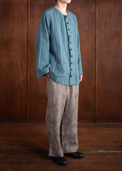 Peng Tai PTS24M09-1 HAND DYED SL TROUSERS WORMWOOD