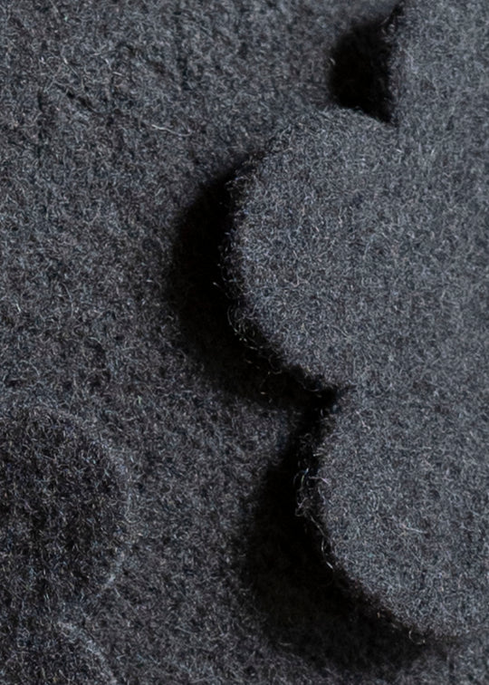 SCHA #2-7-W Medium FLOWERS-W dark grey × dark grey #1757