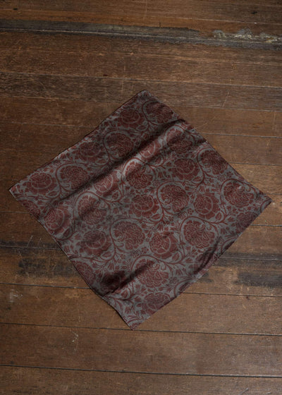 UMA WANG S6/M/UA0246 SQUARE SCARF uw087 - grey/red