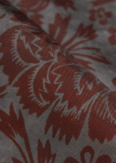 UMA WANG S6/M/UA0246 SQUARE SCARF uw087 - grey/red