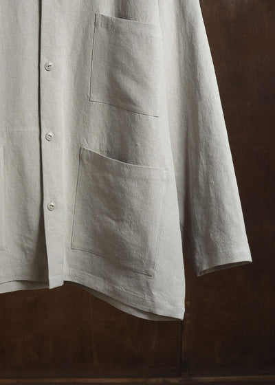 YOKO SAKAMOTO YS-26SS-27-BEIGE WORK SHIRT BEIGE