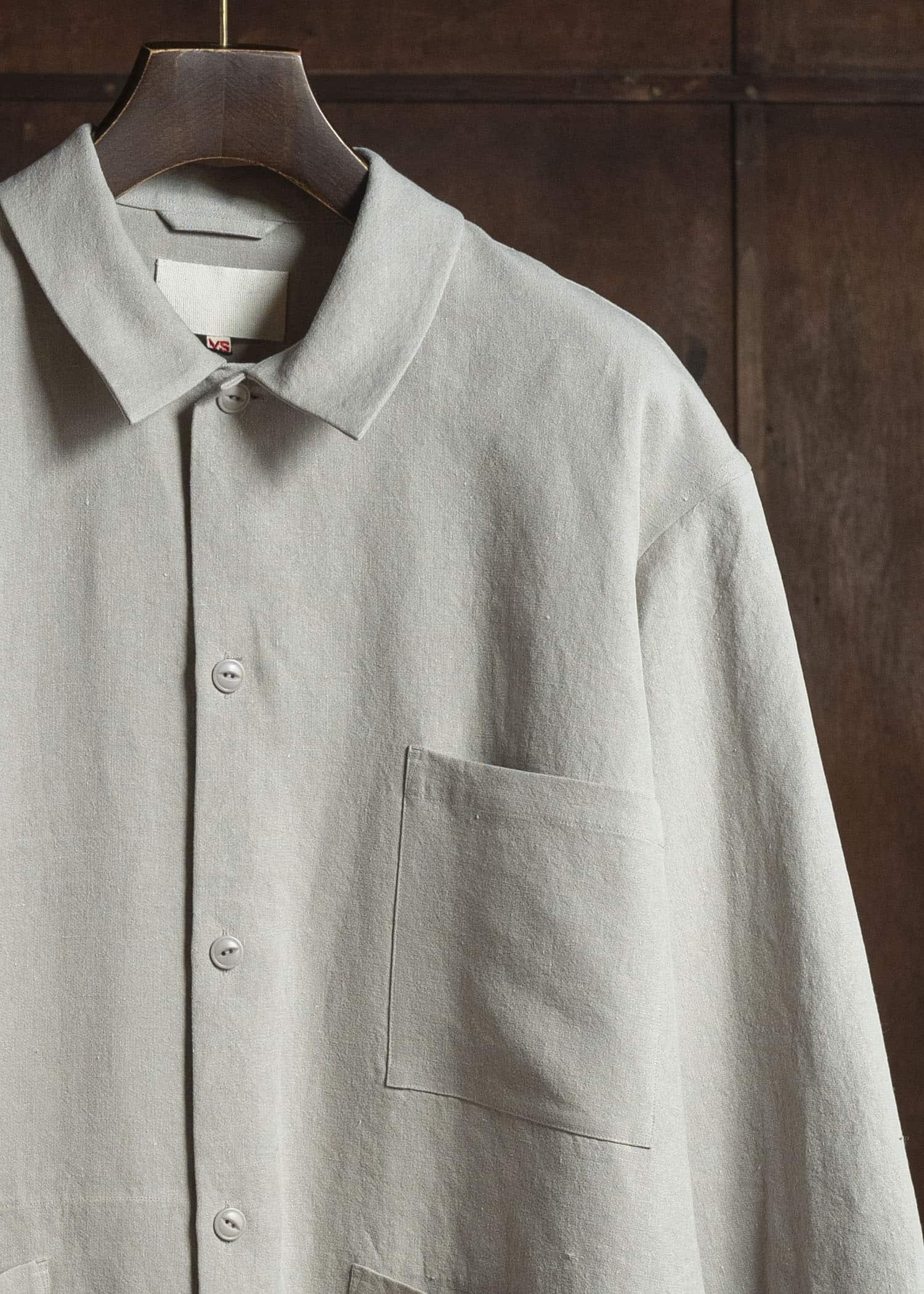 YOKO SAKAMOTO YS-26SS-27-BEIGE WORK SHIRT BEIGE