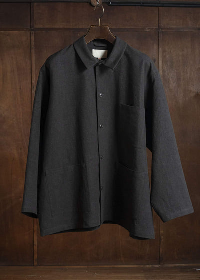 YOKO SAKAMOTO YS-26SS-27-BROWN WORK SHIRT BROWN