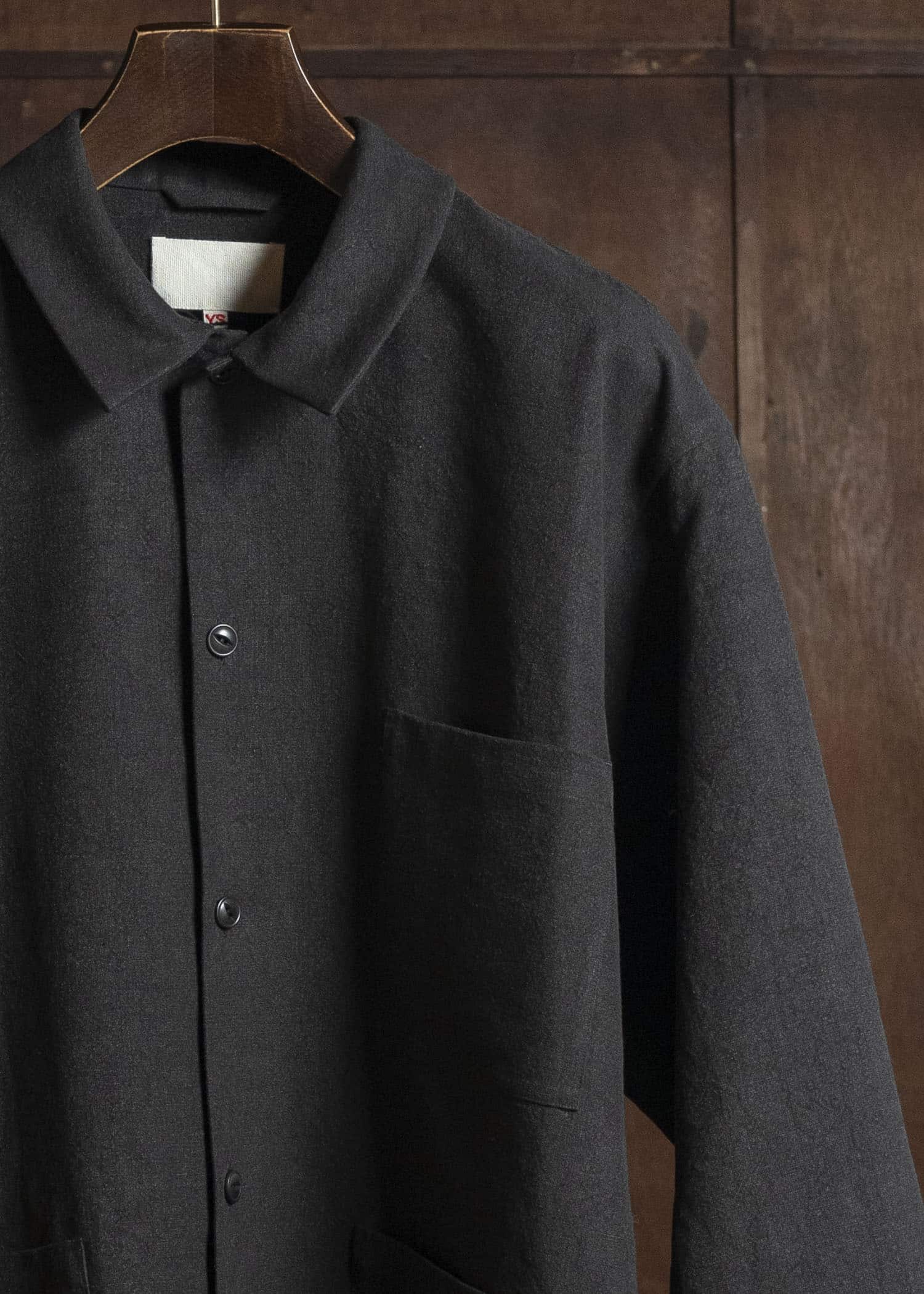 YOKO SAKAMOTO YS-26SS-27-BROWN WORK SHIRT BROWN