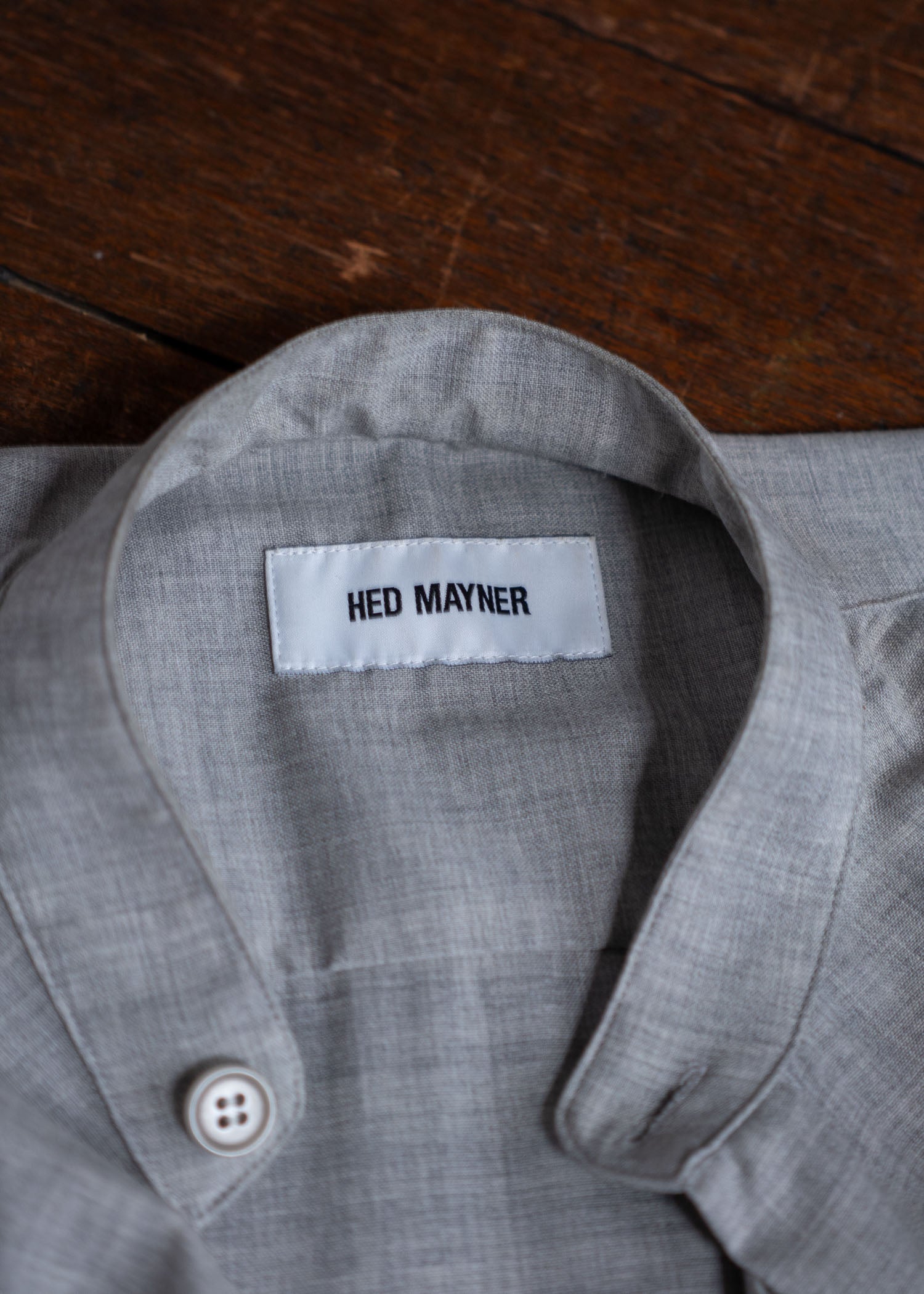 HED MAYNER 23SS Band Collar Shirt