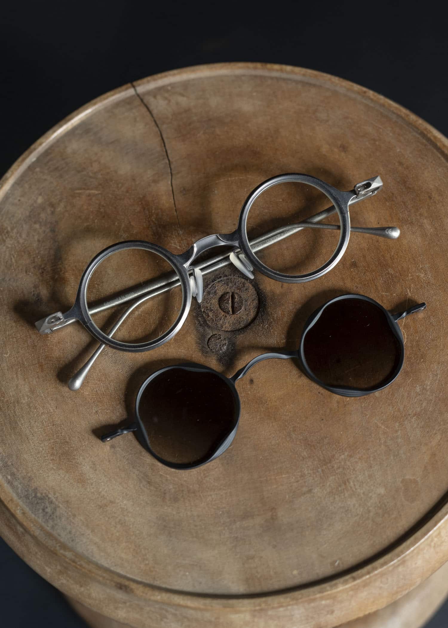 RIGARDS RG1912CU ANTIQUE GRAY (FRAME) BLACK (CLIP) GREEN GRADIENT (LENS)