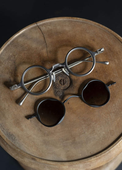 RIGARDS RG1912CU ANTIQUE GRAY (FRAME) BLACK (CLIP) GREEN GRADIENT (LENS)