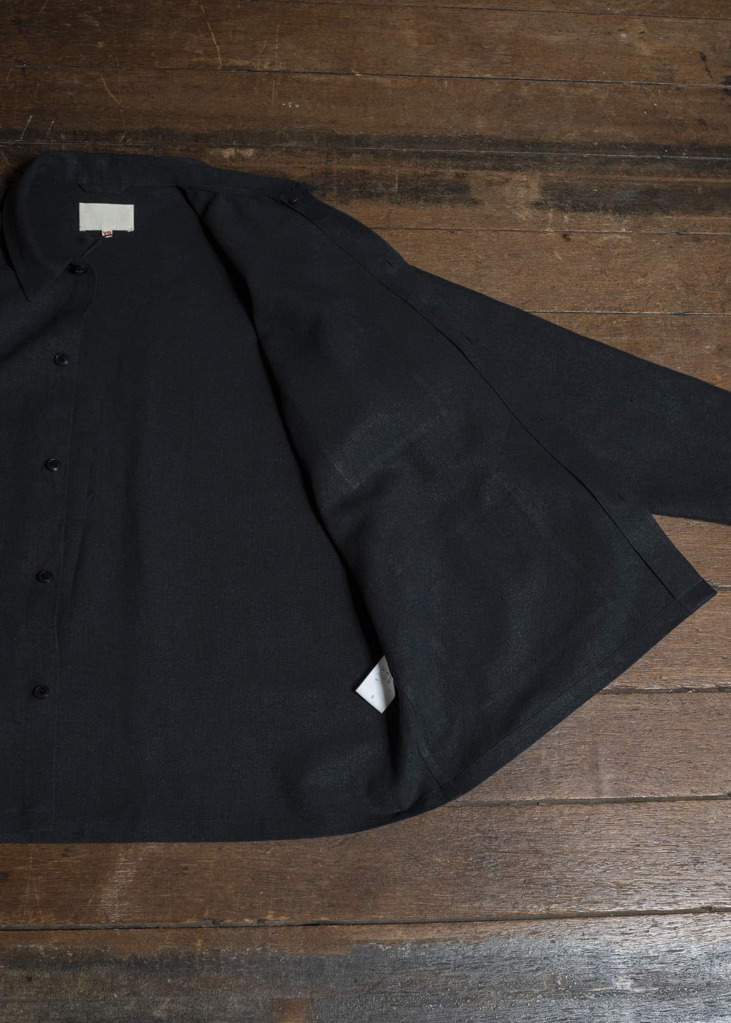 YOKO SAKAMOTO YS-26SS-27-BLACK WORK SHIRT BLACK