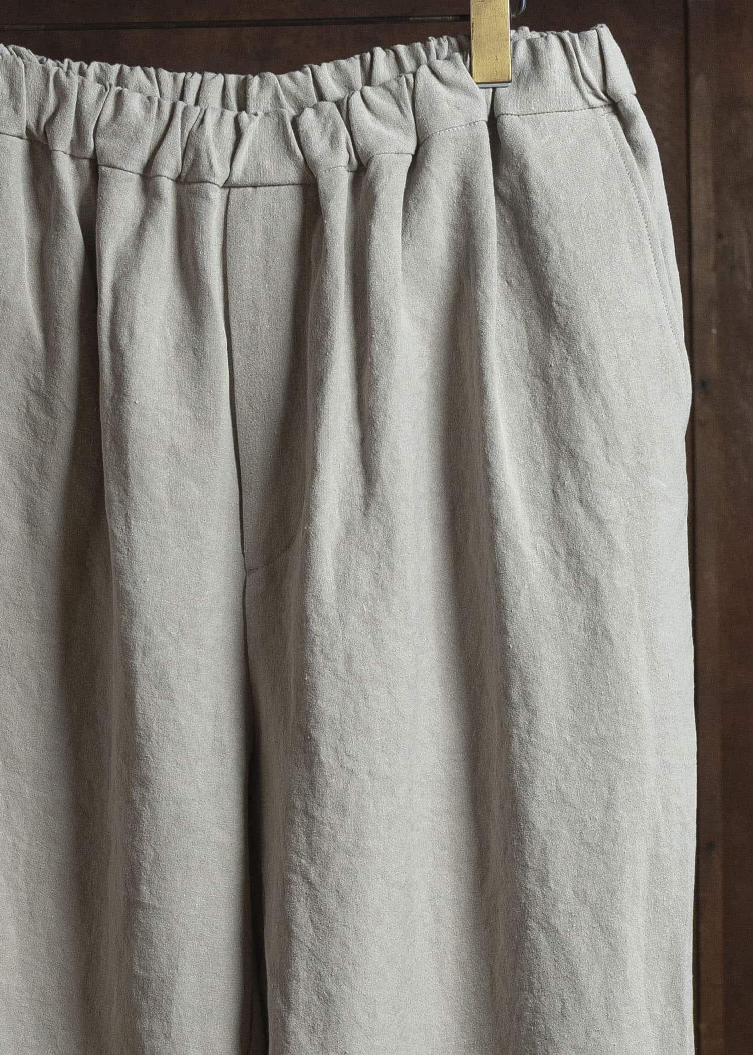 YOKO SAKAMOTO YS-26SS-29-BEIGE Wide Easy Pants BEIGE