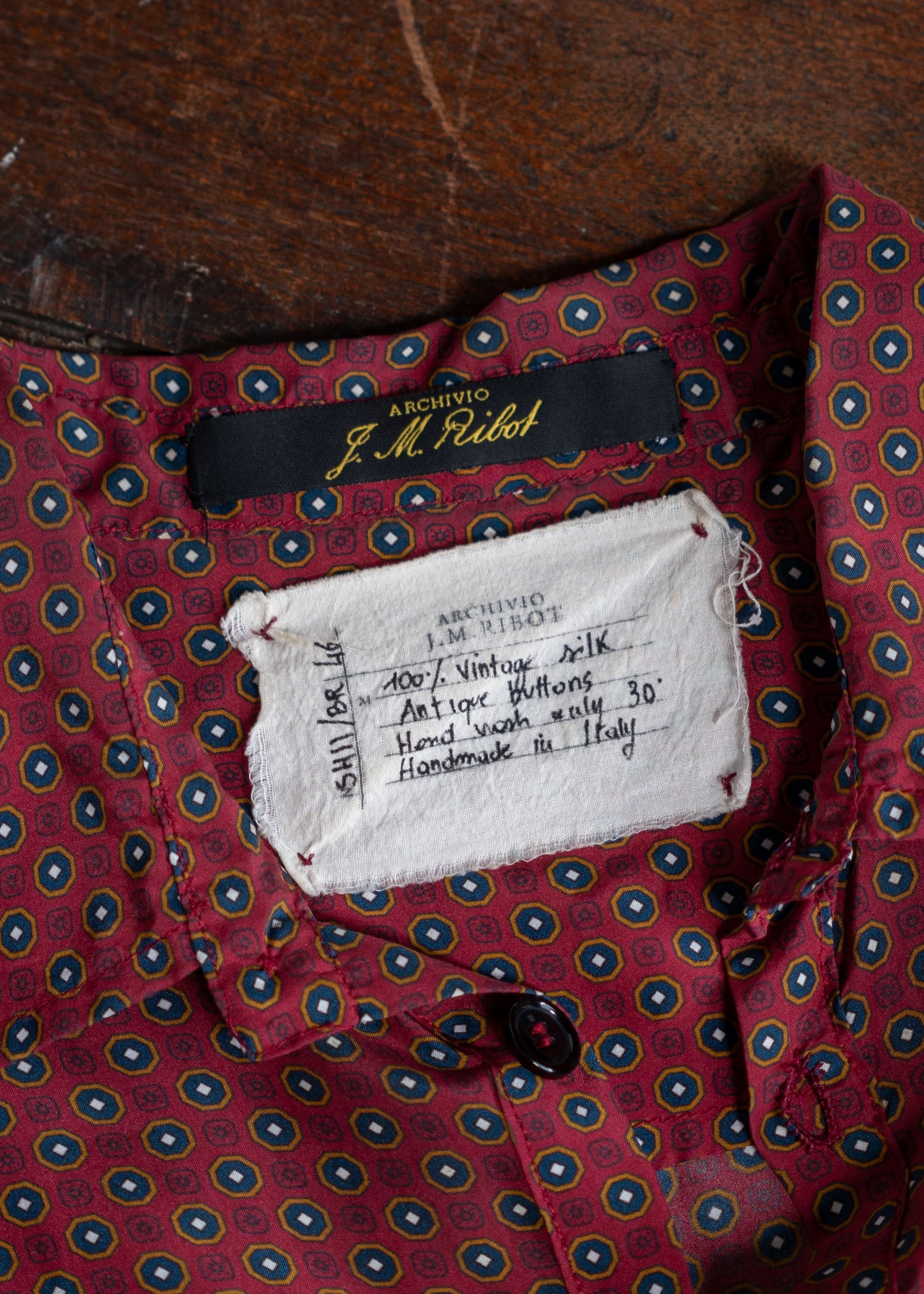 J.M.Ribot Vintage silk shirt