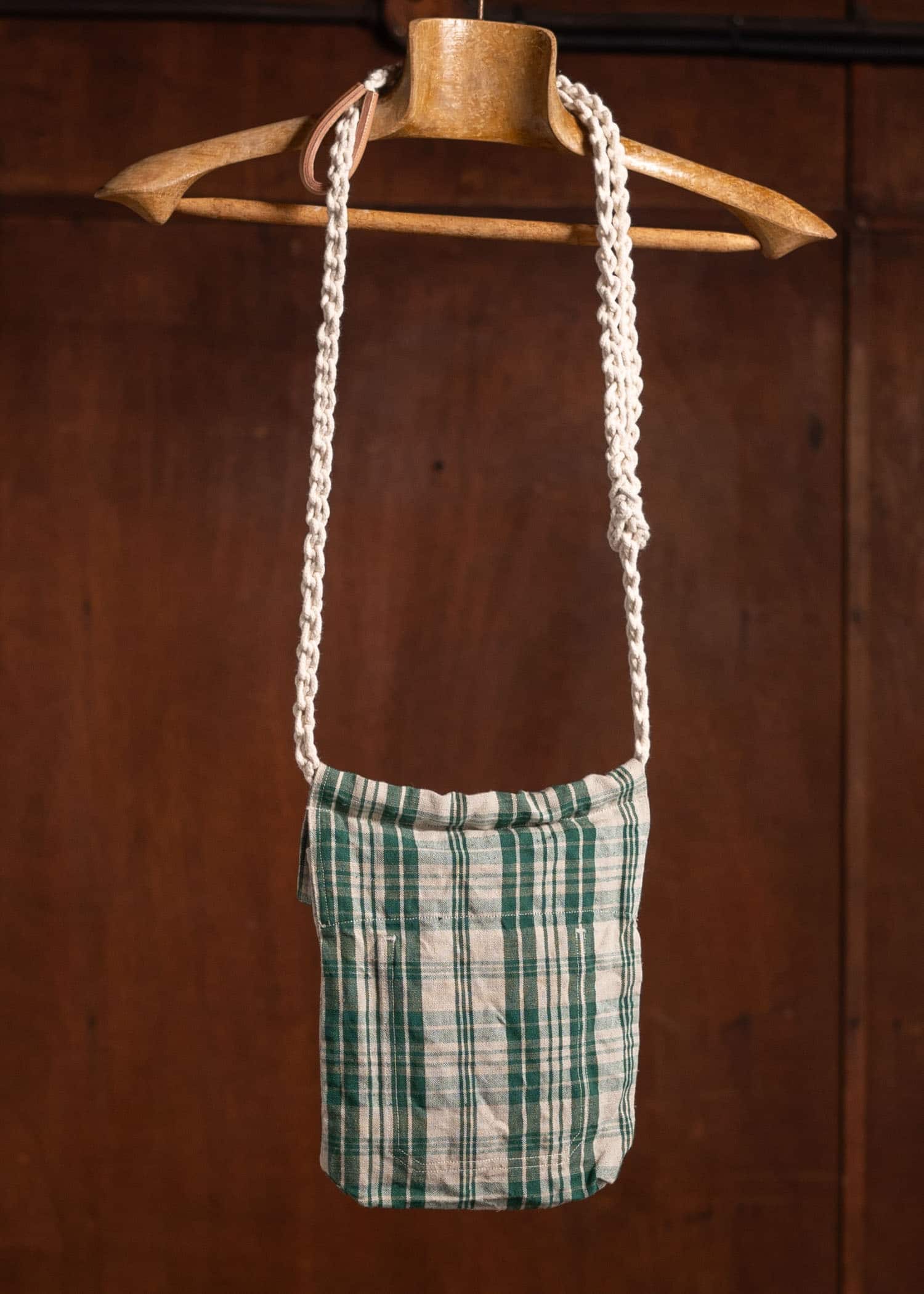 unkruid Rope Bag Green kelsch cloth