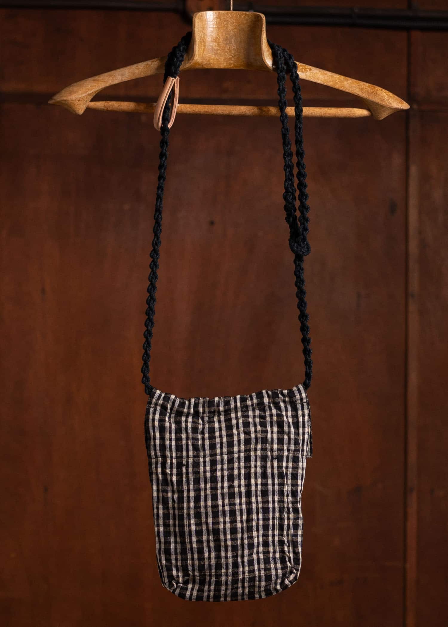 unkruid Rope Bag Black kelsch cloth