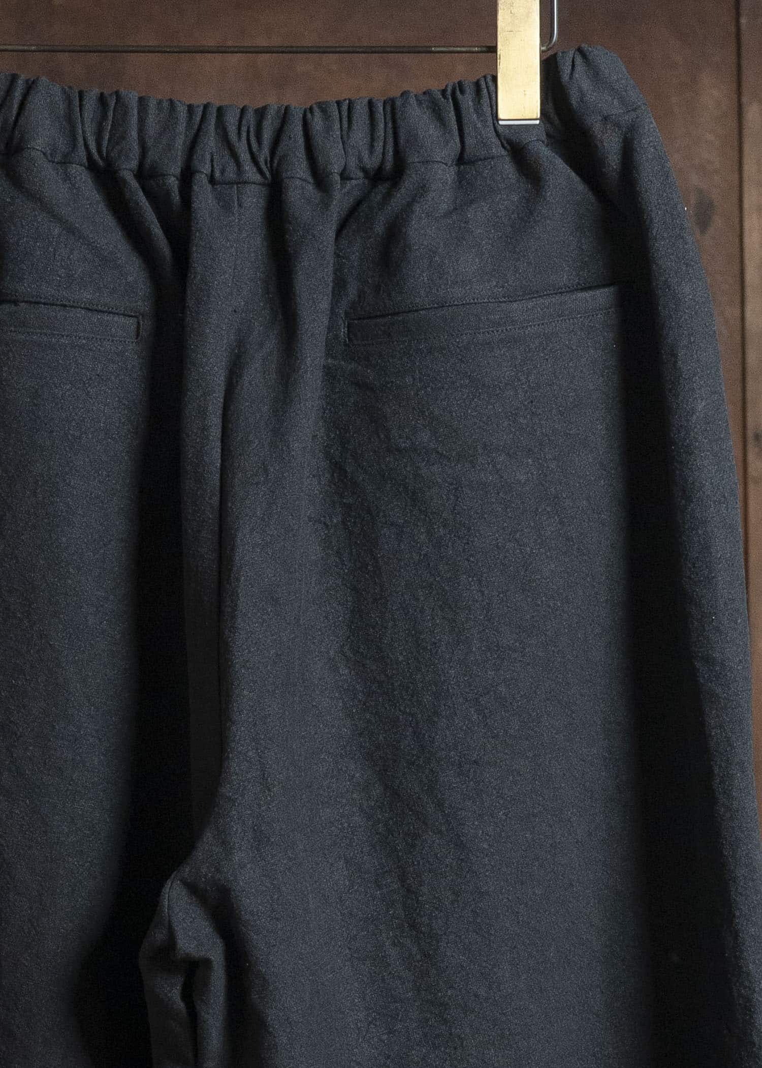 YOKO SAKAMOTO YS-26SS-29-BLACK Wide Easy Pants BLACK