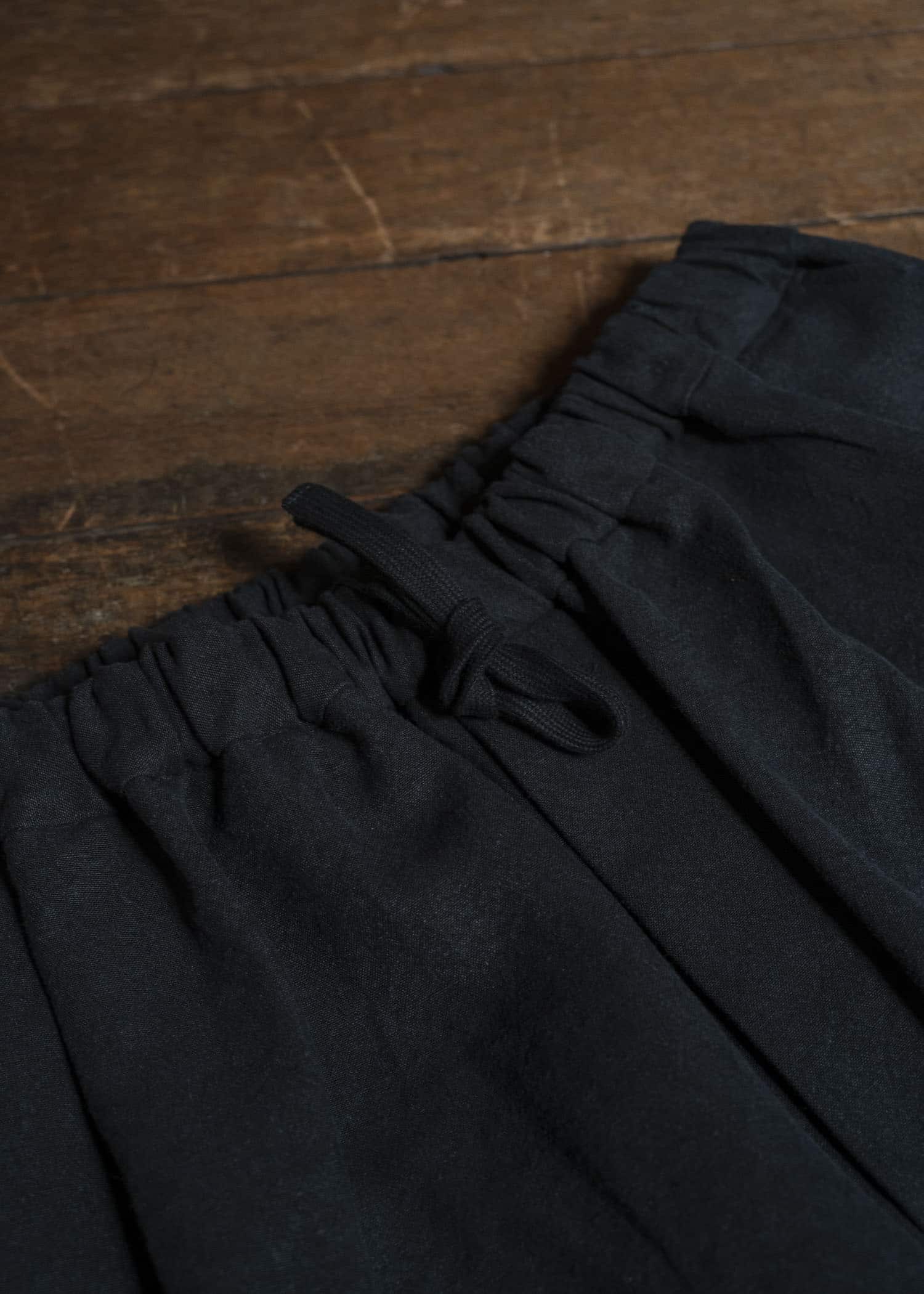 YOKO SAKAMOTO YS-26SS-29-BLACK Wide Easy Pants BLACK